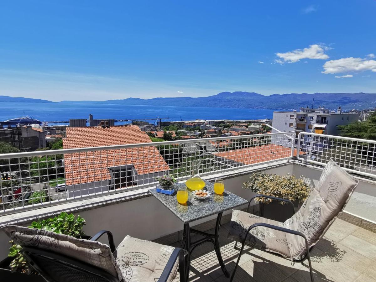 Apartment Belvedere With Seaview Rijeka Luaran gambar